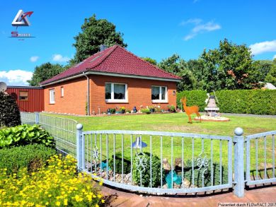 Super gepflegt-toller Garten mit Gartenhaus und Einzäunung