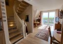 Blick zum Balkon